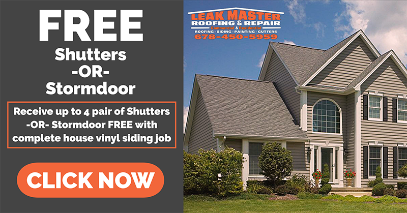 Leak Masters Shutters Stormdoor Promo
