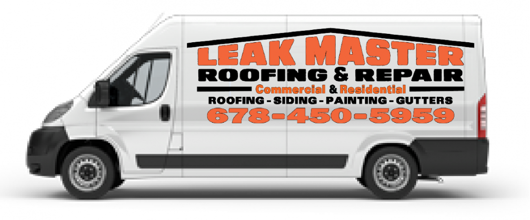 Leak Master Roofing Truck